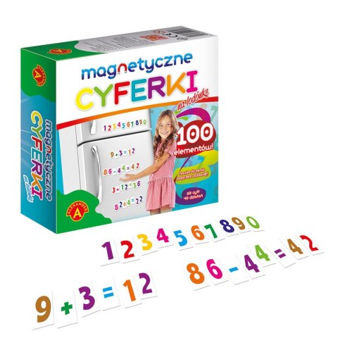 Klocki magnetyczne CYFERKI MAGNETYCZNE NA LODÓWKĘ Alexander