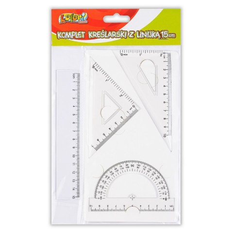Komplet geometryczny 4 el. Penmate Kolori (TT7032)