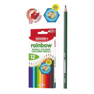 Kredki ołówkowe 12 kol. Fibracolor (8008621000951)