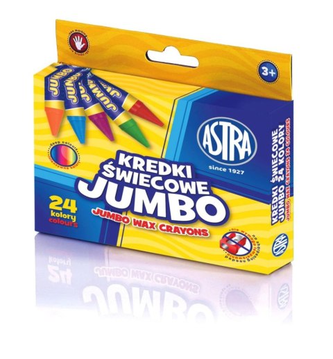Kredki świecowe 24 kol. Astra