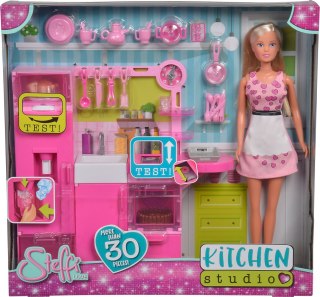 Lalka Steffi w kuchni + akcesoria 29 cm [mm:] 290 Simba (105733342)