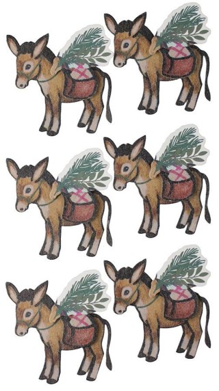 Naklejka (nalepka) Craft-Fun Series osiołki Titanum (21XQ1154)