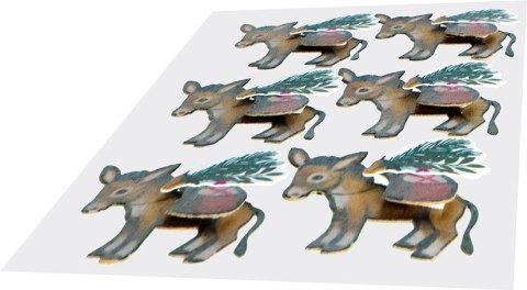 Naklejka (nalepka) Craft-Fun Series osiołki Titanum (21XQ1154)