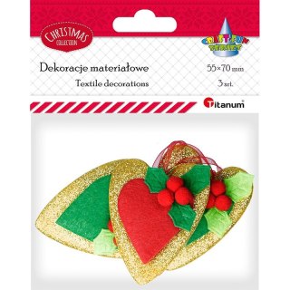 Ozdoba materiałowa Craft-Fun Series serca Titanum (MTCR-BY420)