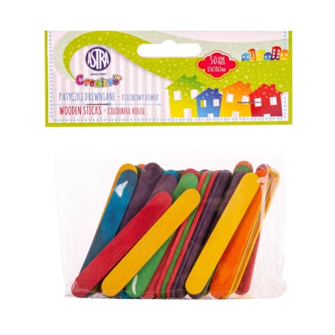 Patyczki do liczenia wesołe figurki kolorowe krótkie Astra Creativo (335122006)