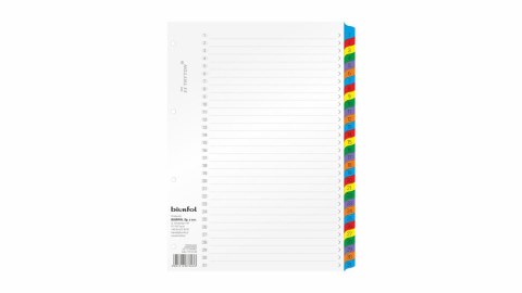 Przekładka numeryczna 110 A4 biała 170g 31k 1-31 Tryton (TRY-04-08)