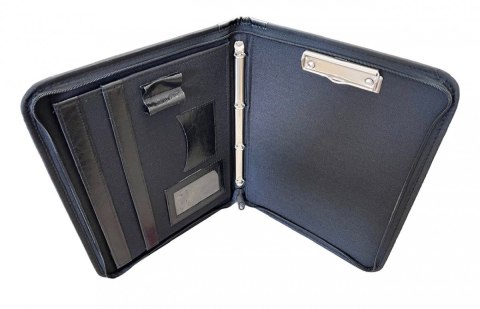 Teczka konferencyjna Jubilat A4 czarny ekoskóra Majewski Ryszard (TJKR)