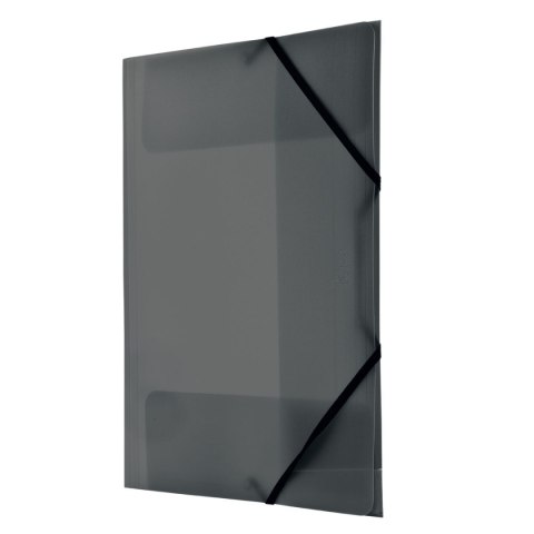 Teczka plastikowa na gumkę czarna A4 A4 czarny Tetis (BT624-V)