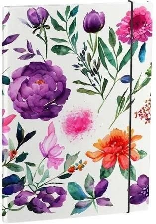 Teczka z szerokim grzbietem na gumkę FLORIA A4 VauPe (310/93)