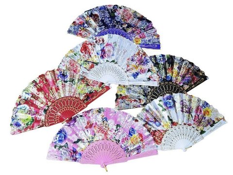 Wachlarz kwiatki mix Adar (615892)