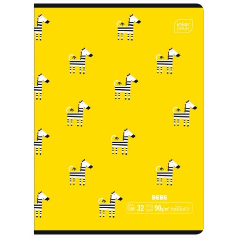 Zeszyt BEBE KIDS A5 32k. 90g trzy linie Interdruk
