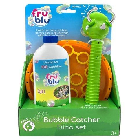 Bańki mydlane Fru Blu Łapacz baniek DINO + płyn 400 ml Tm Toys (DKF0913)