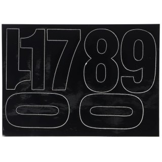 Cyfry samoprzylepne czarne Farro