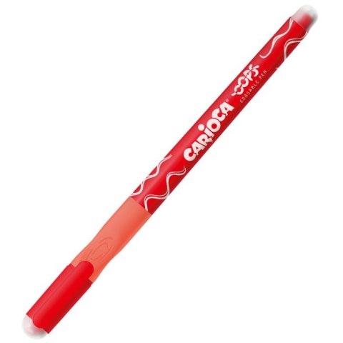 Długopis wymazywalny Oops wymazywalny wkład czerwony 0,7mm Carioca (160-2355)