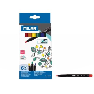 Flamaster do tkanin 6 kol. Milan (06P6T)
