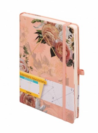 Kalendarz książkowy (terminarz) Nauczyciela RÓŻE A5 Antra (2025/2026)