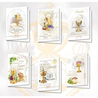 Kartka składana Komunia B6 Top Graphic (BOGH)