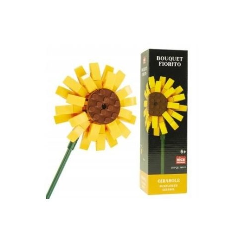 Klocki konstrukcyjne Mini kwiat SŁONECZNIK Nice Group (0126)