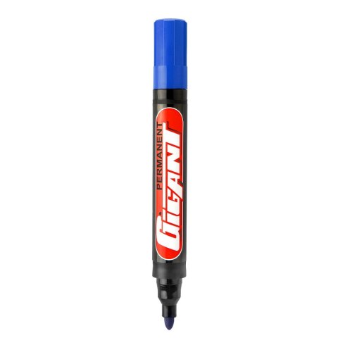 Marker permanentny permanent GIGANT wkład niebieski 1,5-2,5mm okrągła końcówka Kamet (K-1071)