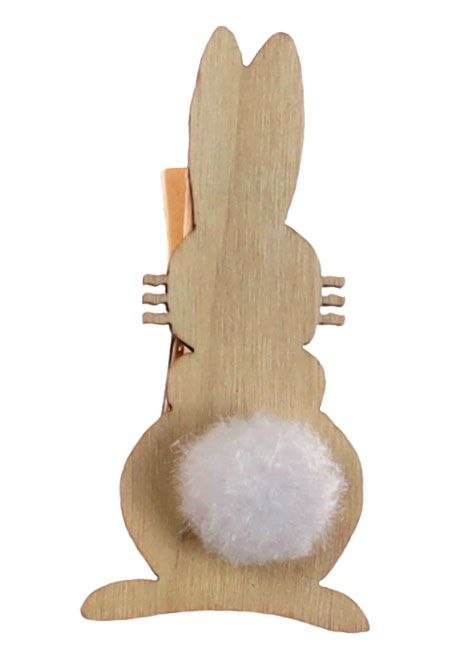 Ozdoba drewniana Craft-Fun Series klamerki króliczki Titanum (22BR0831-4)