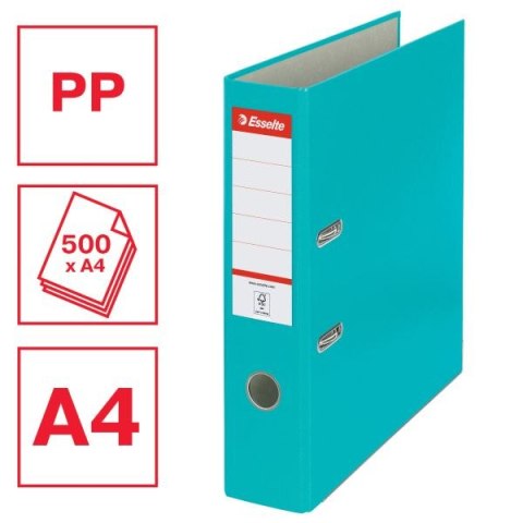 Segregator dźwigniowy Ekonomiczny A4 75mm turkusowy Esselte (11282)