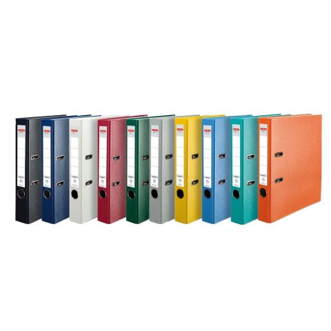 Segregator dźwigniowy Q. file Standard 0011178969 A4 50mm niebieski jasny Herlitz (300023550)