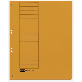 Skoroszyt oczkowy A4 żółty karton 250g Elba (100551871)