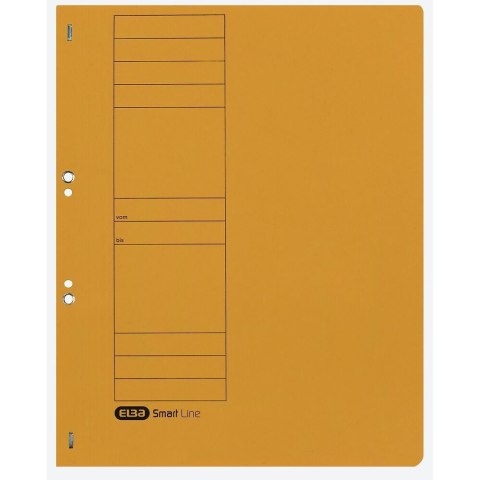 Skoroszyt oczkowy A4 żółty karton 250g Elba (100551871)