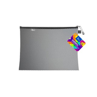 Teczka plastikowa na suwak czarna B5 z suwakiem 5903242105326 B5 czarny Tetis (BT608-V)