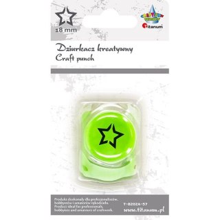 Dziurkacz ozdobny Craft-Fun Series 18mm gwiazda zarys Titanum (T-8202A-57)