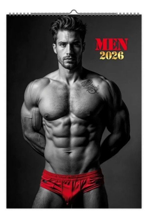 Kalendarz ścienny MEN A2 Pan Kalendarzyk (A2 V.3)