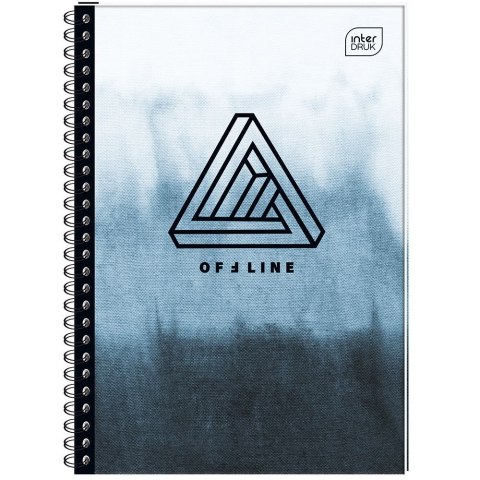 Kołozeszyt (kołonotatnik) A5 100k. 70g krata Interdruk (KOŁOZA5100T)