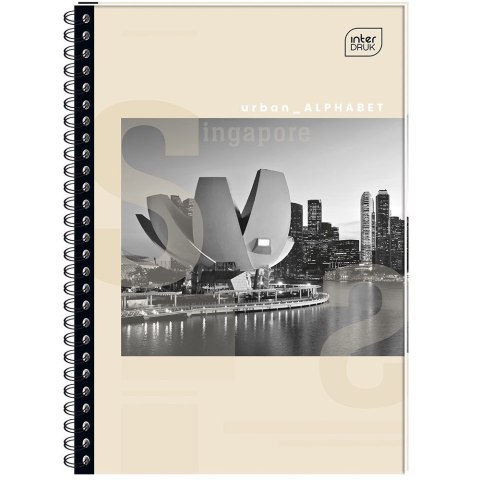 Kołozeszyt (kołonotatnik) A5 100k. 70g krata Interdruk (KOŁOZA5100T)