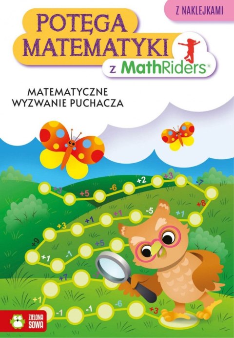 Książeczka edukacyjna MathRiders Potęga matematyki. Matematyczne wyzwanie Puchacza Zielona Sowa
