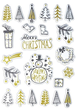 Naklejka (nalepka) Craft-Fun Series Boże Narodzenie wypukłe Titanum (CDJ04)