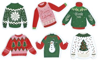 Naklejka (nalepka) Craft-Fun Series świąteczne sweterki Titanum (25CY0424-5)