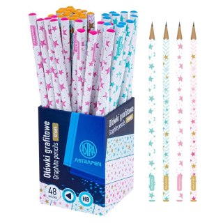 Ołówek ASTRAPEN STARS grafitowy HB trójkątny HB Astra (206023007)