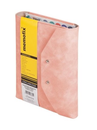 Organizer B6 rózowy NUBUK B6 różowy Antra