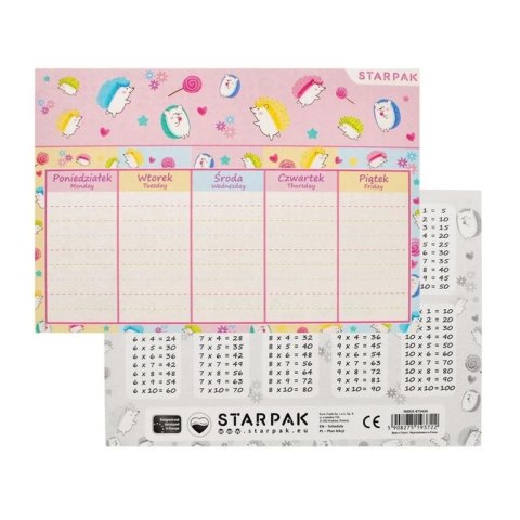 Plan lekcji Pastel Starpak (475434)