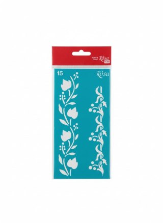 Szablon ornament kwiatowy Rosa (nr.15)