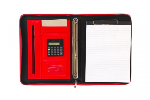 Teczka plastikowa na suwak teczka A4 czerwony Antra (709)