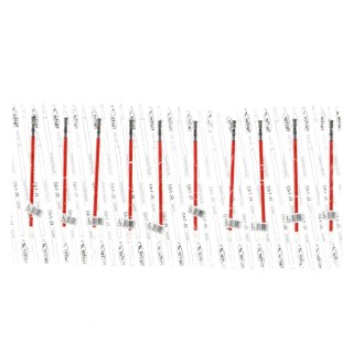 Wkład do długopisu żelowy wkład czerwony 0,5mm Rystor