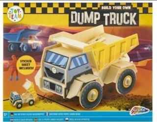 Zestaw kreatywny dla dzieci pojazd drewniany wywrotka Grafix