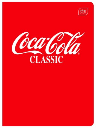 Zeszyt HYBRID COCA COLA A5 60k. 70g linia Interdruk