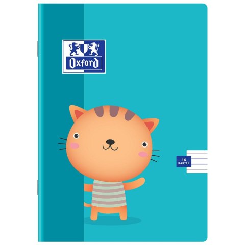 Zeszyt Kids KIDS A5 16k. 90g linia podwójna kolorowa Oxford (400092586)