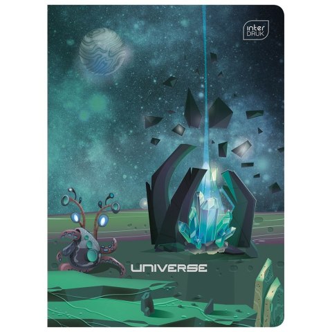 Zeszyt METALIC FANTASY A5 60k. 70g krata Interdruk