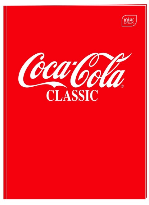 Zeszyt tematyczny COCA COLA HYBRID A6 32k. 70g krata Interdruk (do słówek)