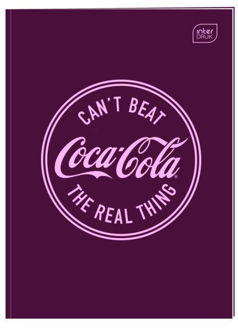 Zeszyt tematyczny COCA COLA HYBRID A6 32k. 70g krata Interdruk (do słówek)