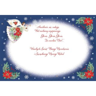 Kartka składana BN z zawieszka ANIOŁEK B6 Henry (5905701483488)