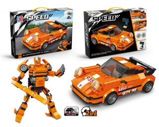 Klocki konstrukcyjne auto robot 2w1 Lean (23574)